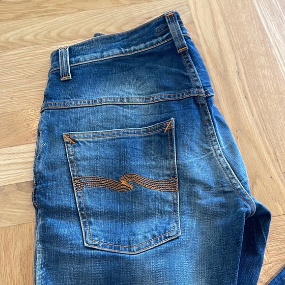 NUDIE Mens Denim in David Replica wash - Picture 3 of 5